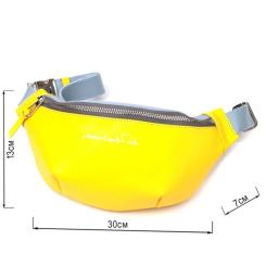 Сумка Grande Pelle Желто-голубая Фото 2