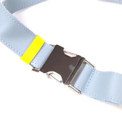 Сумка Grande Pelle Желто-голубая Фото 4