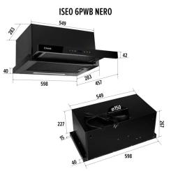 Вытяжка кухонная Perfelli ISEO 6PWB NERO Фото 10