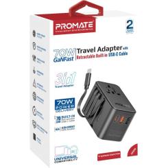 Зарядное устройство Promate tripmate-gan70r Фото 1