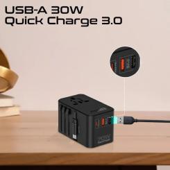 Зарядное устройство Promate tripmate-gan70r Фото 8