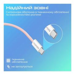 Дата кабель Promate USB-C to USB-C 2.0m Фото 5
