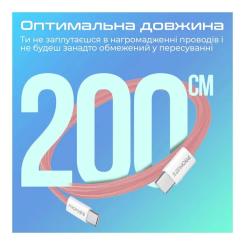 Дата кабель Promate USB-C to USB-C 2.0m Фото 6