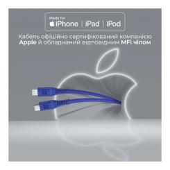 Дата кабель Promate USB-C to Lightning 1.2m Фото 2