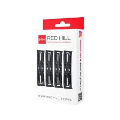 Рамка номерного знака RedHill невидимки чорні к-т 4шт Фото 1