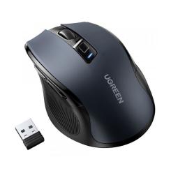 Мышка Ugreen MU006 Ergonomic Wireless Gray/Black Фото 1
