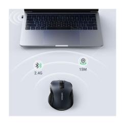 Мышка Ugreen MU006 Ergonomic Wireless Gray/Black Фото 8