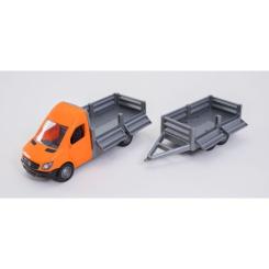 Спецтехника Tigres Mercedes-Benz Sprinter бортовий з причіпом (помара Фото 3