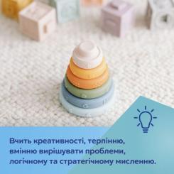 Развивающая игрушка Canpol пірамідка тактильна Фото 9