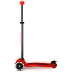 Самокат Micro Maxi Deluxe Glow LED Красная аура Фото 1