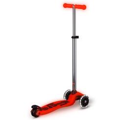 Самокат Micro Maxi Deluxe Glow LED Красная аура Фото 2