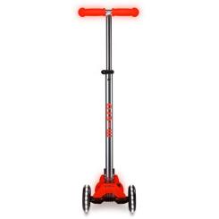 Самокат Micro Maxi Deluxe Glow LED Красная аура Фото 3