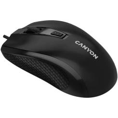 Мышка Canyon M-4 USB Black Фото 3