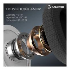 Наушники GamePro Asgard Bragi 7.1 RGB Tri-Mod White Фото 6