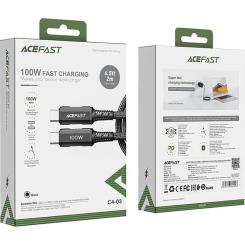 Дата кабель Acefast USB-C to USB-C 2.0m 100W C4-03 Фото 2