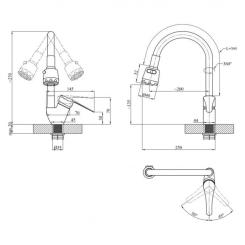 Смеситель Agua Sevilla-C039MOR Фото 6