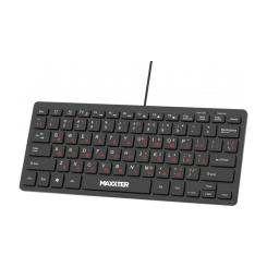 Клавиатура Maxxter KBM-C01B-UA USB UA Black Фото 1