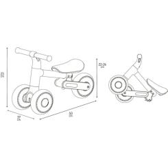 Беговел MoMi DEX каталка graphite Фото 6