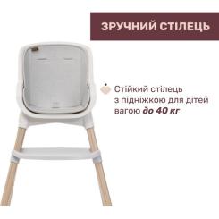 Стульчик для кормления Chicco Polly Zest Plus світло-сірий Фото 2