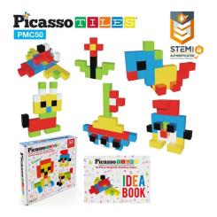 Конструктор Picasso магнітний Tiles Building Cubes 50 деталей Фото 6