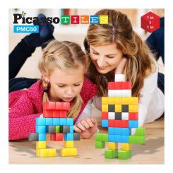 Конструктор Picasso магнітний Tiles Building Cubes 50 деталей Фото 8