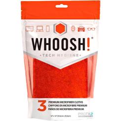 Салфетки Whoosh! Screen Shine 3 PACK CLOTHS, microfiber, 35х35cm Фото