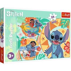 Пазл Trefl Maxi Lilo&Stitch Счастливый день 24 элемента Фото