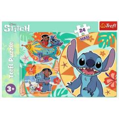 Пазл Trefl Maxi Lilo&Stitch Счастливый день 24 элемента Фото 2