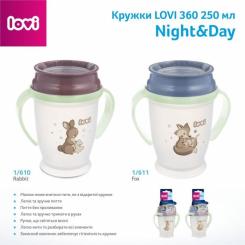 Поильник-непроливайка Lovi 360 250 мл Night&Day Fox Фото 11