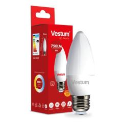 Лампочка Vestum LED C37 8W 3000K 220V E27 Фото