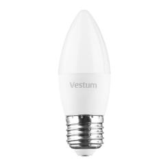Лампочка Vestum LED C37 8W 3000K 220V E27 Фото 1