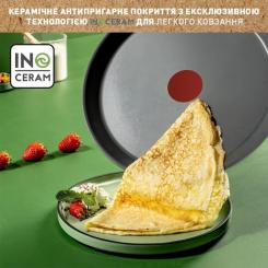 Сковорода Tefal Renewal для млинців 25см чорна Фото 4