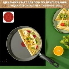 Сковорода Tefal Renewal для млинців 25см чорна Фото 5