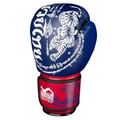 Боксерские перчатки Phantom Muay Thai Blue 10 унцій Фото 1
