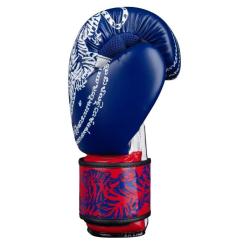 Боксерские перчатки Phantom Muay Thai Blue 10 унцій Фото 2
