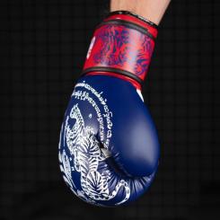 Боксерские перчатки Phantom Muay Thai Blue 10 унцій Фото 7