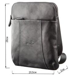 Сумка Shvigel Из винтажной кожи Черная Фото 2