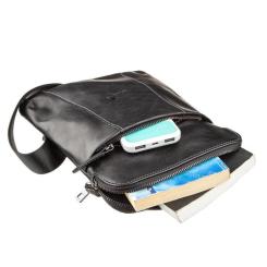 Сумка Shvigel Из винтажной кожи Черная Фото 4