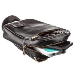 Сумка Shvigel Мужская кожаная Черная Фото 2