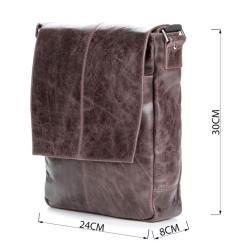 Сумка Shvigel Кожаная Коричневая Фото 3