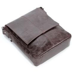 Сумка Shvigel Кожаная Коричневая Фото 7