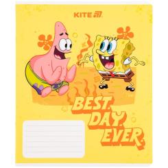 Тетрадь Kite SpongeBob SquarePants, 18 аркушів, клітинка Фото 5