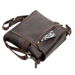 Сумка Shvigel Кожаная Коричневая Фото 6