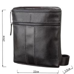 Сумка Shvigel Кожаная Черная Фото 2