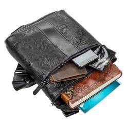 Сумка Shvigel Кожаная Черная Фото 4