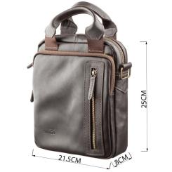 Сумка Shvigel В гладкой коже Коричневая Фото 2