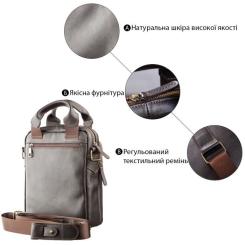 Сумка Shvigel В гладкой коже Коричневая Фото 3