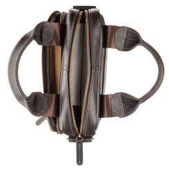 Сумка Shvigel В гладкой коже Коричневая Фото 5