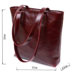 Сумка Shvigel Шоппер Бордовая Фото 2