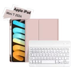 Чехол для планшета BeCover with keyboard Apple iPad Mini 7 2024 Pink Фото